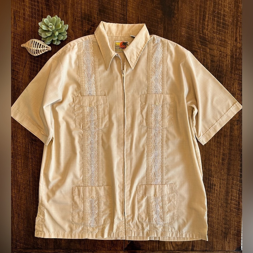 Vintage Genuine Haband Guayabera Shirt